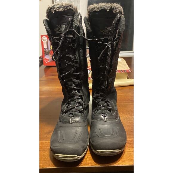 The North Face Womens Boots “Shellista” lace Up 13” Winter Fur Waterproof size 9 - Picture 7 of 16